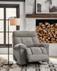 McArlie Rocker Recliner; Smoke