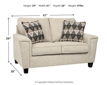 Abinger Loveseat; Natural