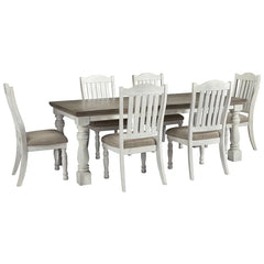Havalance Dining Table and 6 Chairs (Now 58%OFF)