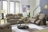 Tarrant Reclining Sofa Set; Mocha