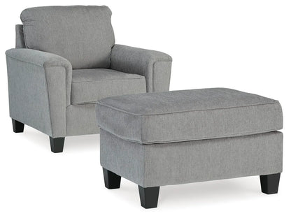 Leeshan Chair and Ottoman