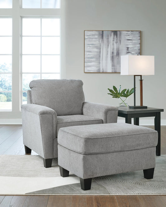 Leeshan Chair and Ottoman