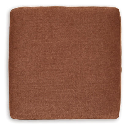 Modmax Oversized Accent Ottoman; Spice