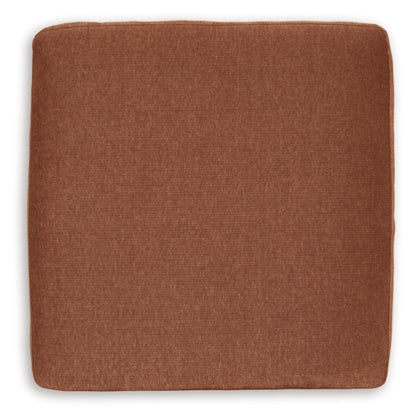 Modmax Oversized Accent Ottoman; Spice