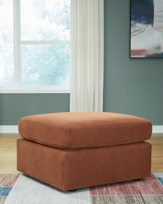 Modmax Oversized Accent Ottoman; Spice