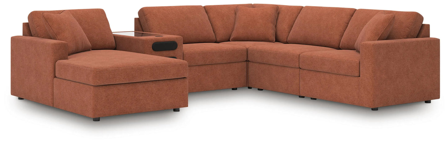 Modmax 6-Piece Sectional with Audio System and Chaise