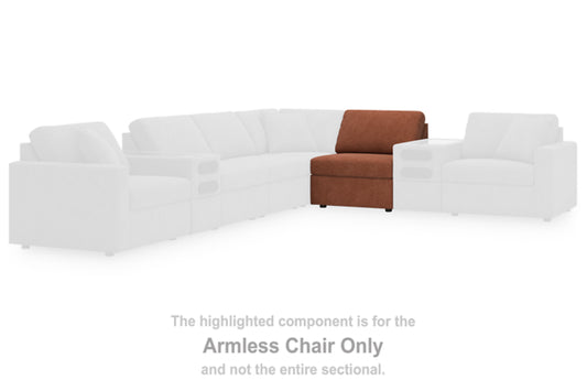 Modmax Armless Chair; Spice