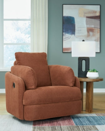 Modmax Swivel Glider Recliner; Spice