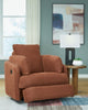 Modmax Swivel Glider Recliner; Spice