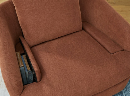 Modmax Swivel Glider Recliner; Spice