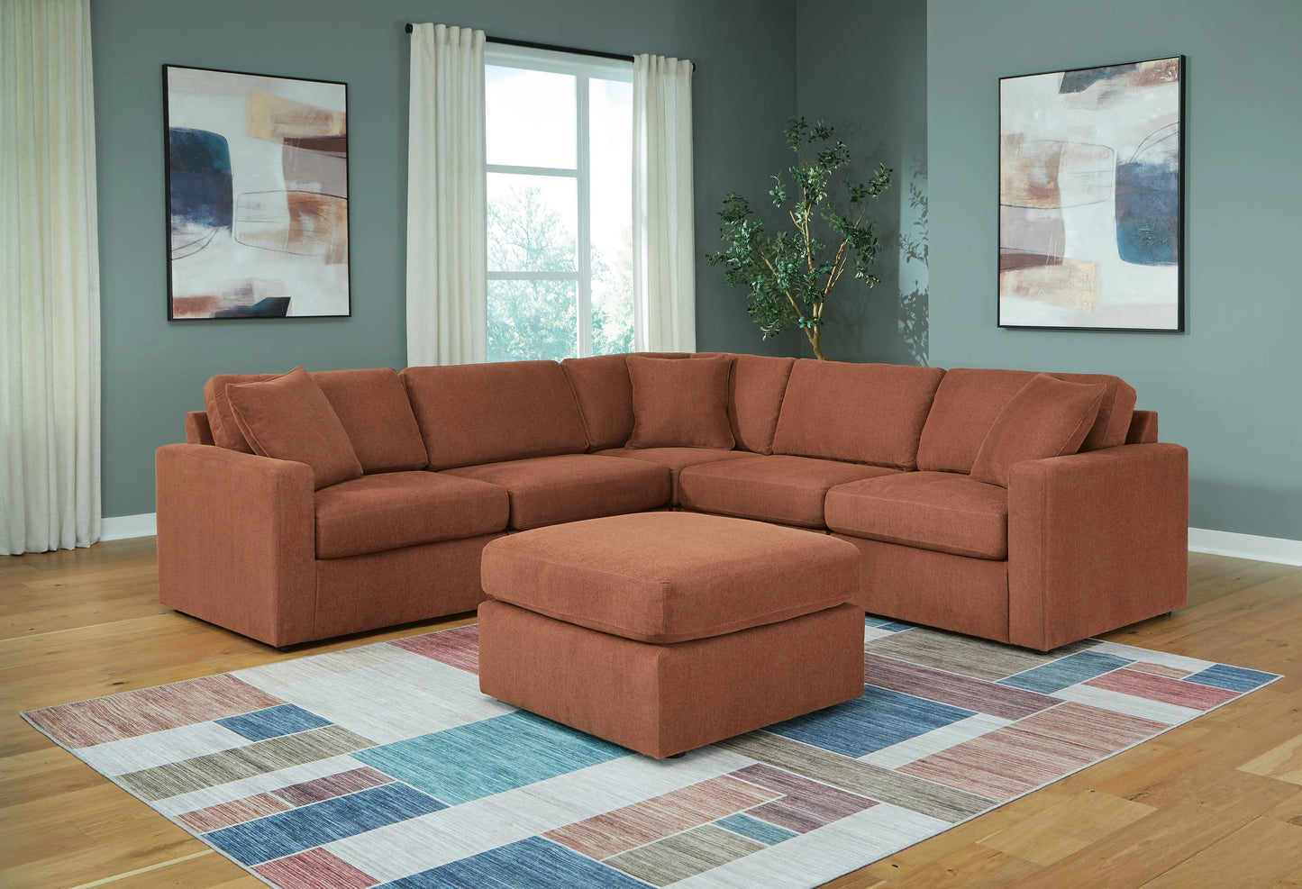 Modmax 5-Piece Sectional and Ottoman