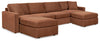 Modmax 4-Piece Sectional and 2 Ottomans