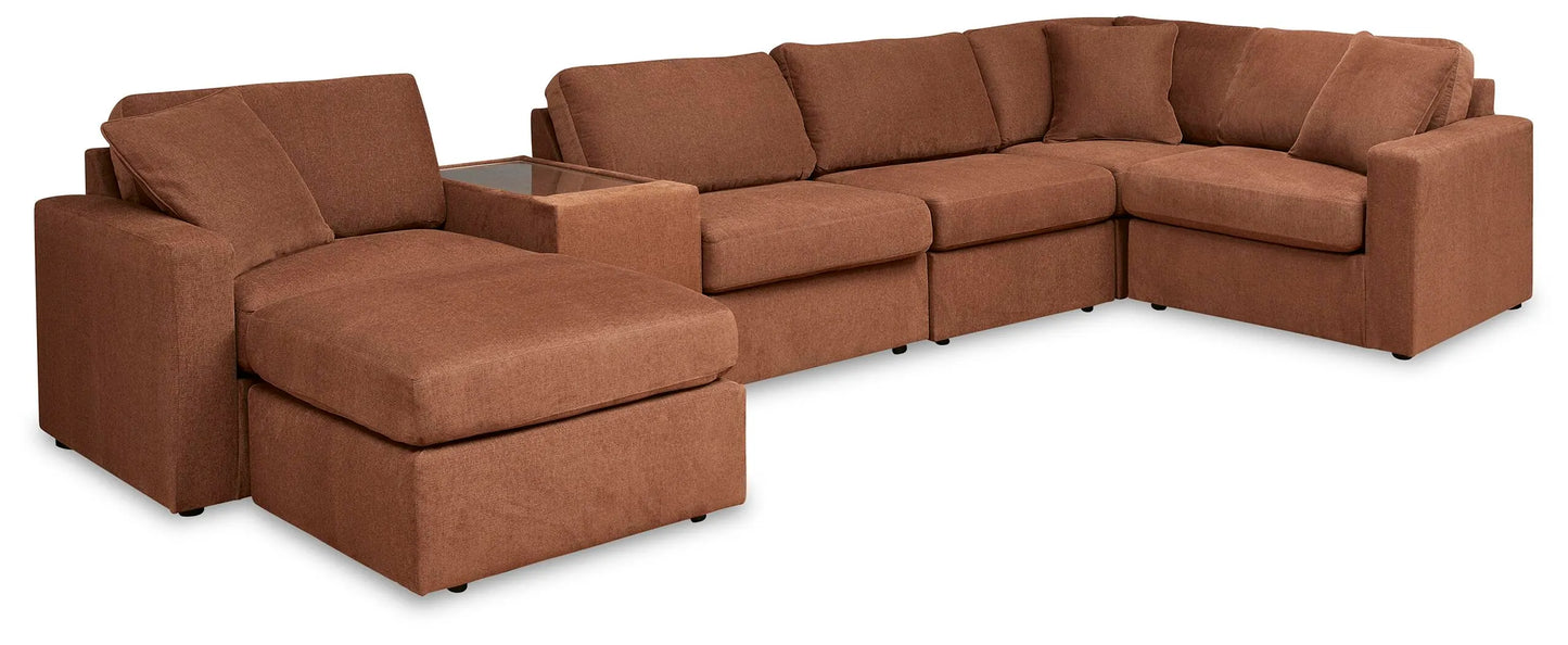 Modmax 6-Piece Sectional and Ottoman