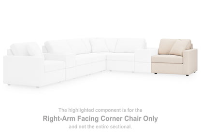 Modmax Right-Arm Facing Corner Chair; Oyster