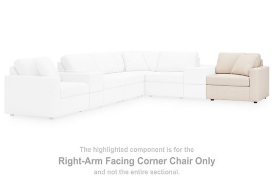 Modmax Right-Arm Facing Corner Chair; Oyster