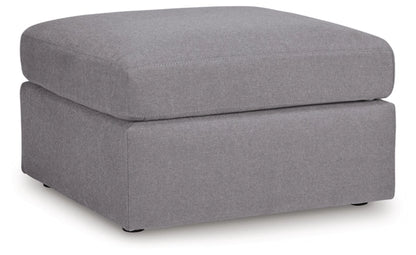 Modmax Oversized Accent Ottoman; Granite