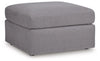 Modmax Oversized Accent Ottoman; Granite