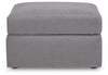 Modmax Oversized Accent Ottoman; Granite