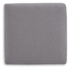 Modmax Oversized Accent Ottoman; Granite
