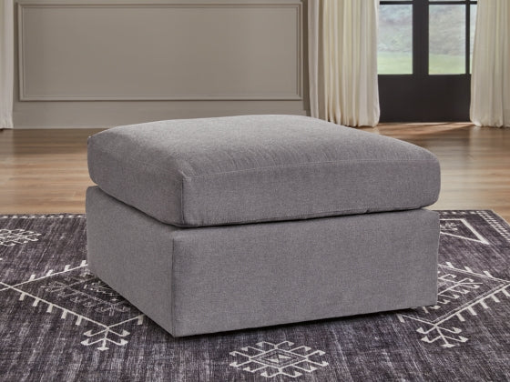 Modmax Oversized Accent Ottoman; Granite