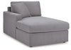 Modmax LAF Corner Chaise with Storage; Granite