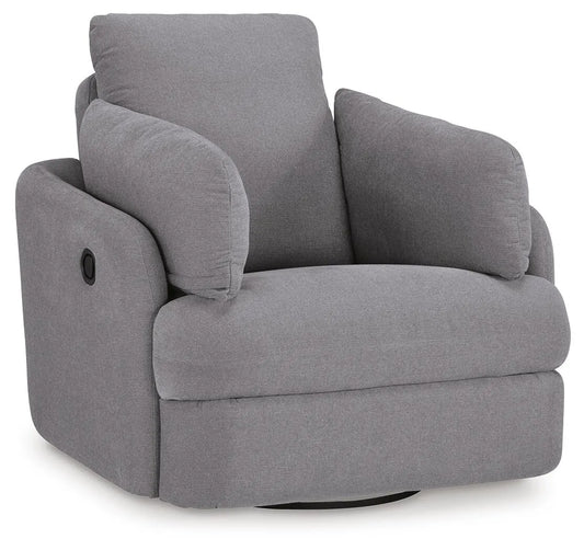 Modmax Swivel Glider Recliner; Granite