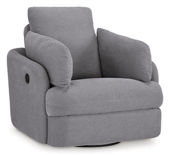 Modmax Swivel Glider Recliner; Granite