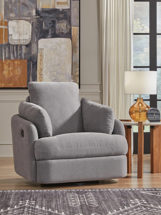 Modmax Swivel Glider Recliner; Granite
