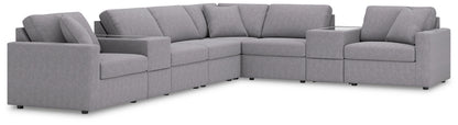 Modmax 8-Piece Sectional with Storage Consoles (Granite)