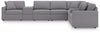 Modmax 8-Piece Sectional with Storage Consoles (Granite)