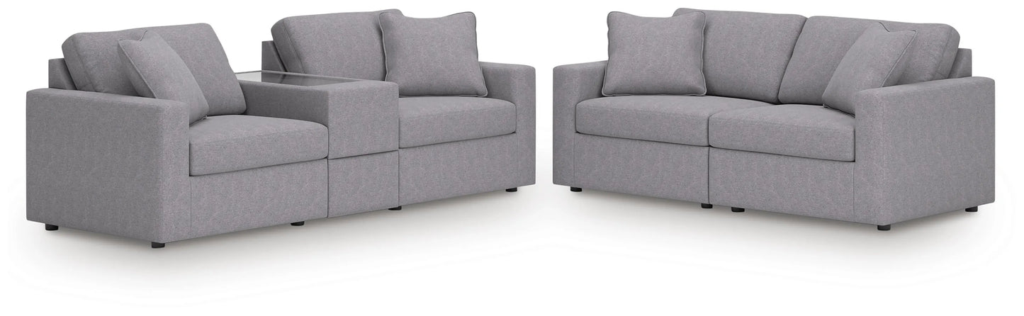 Modmax 3-Piece Sectional Sofa and 2-Piece Sectional Loveseat
