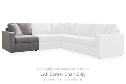 Modmax Left-Arm Facing Corner Chair; Granite