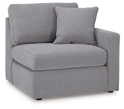 Modmax Right-Arm Facing Corner Chair; Granite