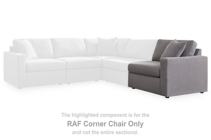 Modmax Right-Arm Facing Corner Chair; Granite