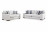 Belvoir Sofa and Loveseat; Snow
