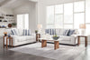 Belvoir Sofa and Loveseat; Snow