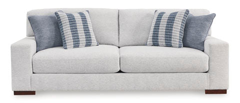 Belvoir Sofa and Loveseat; Snow