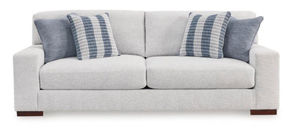 Belvoir Sofa and Loveseat; Snow