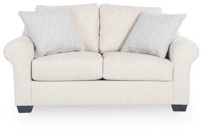 Belread Sofa,Loveseat and Chair; Linen