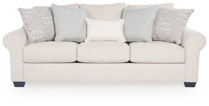 Belread Sofa,Loveseat and Chair; Linen