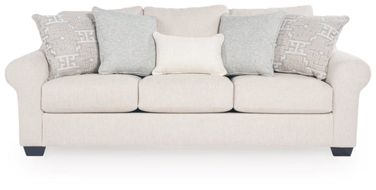 Belread Sofa,Loveseat and Chair; Linen