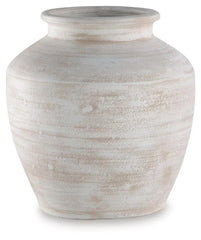 Meadie Vase; Distressed White
