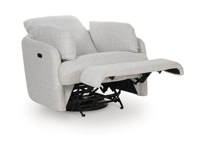 Alainmont Next-Gen Nuvella Next-Gen Nuvella™ Performance Fabric Swivel Power Recliner