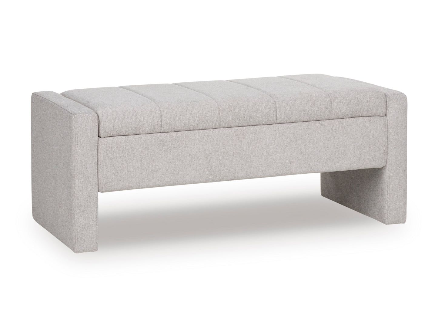 Akselman Storage Bench; Gray