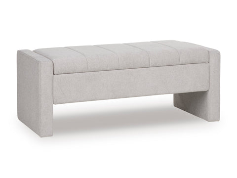 Akselman Storage Bench; Gray