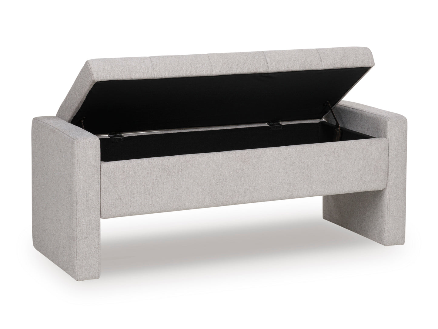 Akselman Storage Bench; Gray