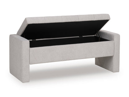 Akselman Storage Bench; Gray