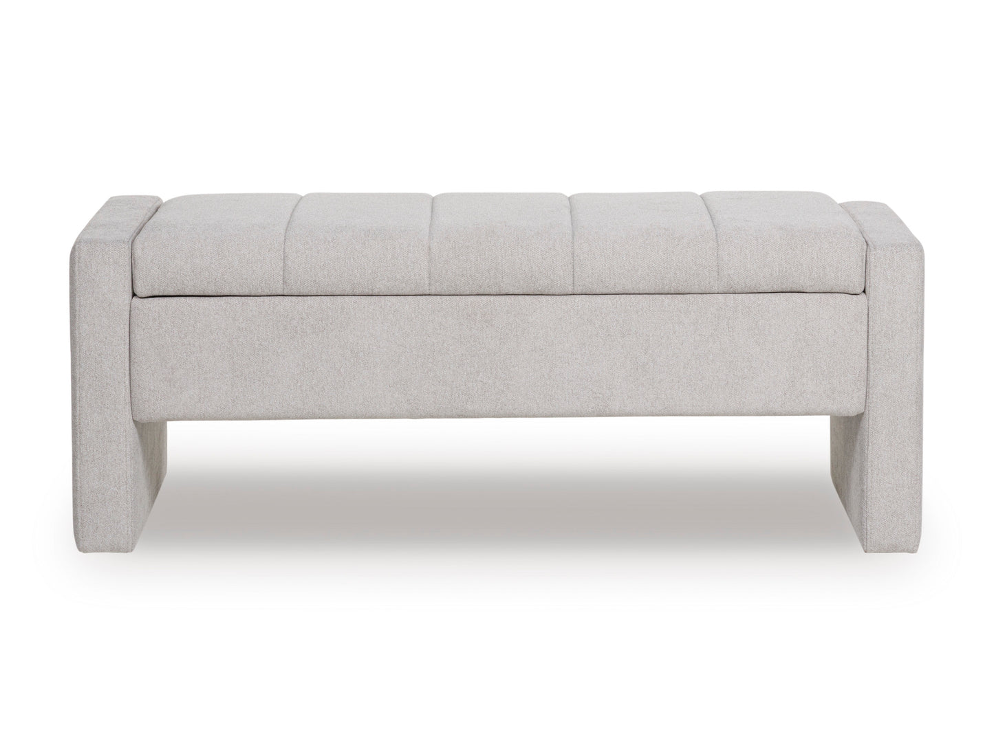 Akselman Storage Bench; Gray