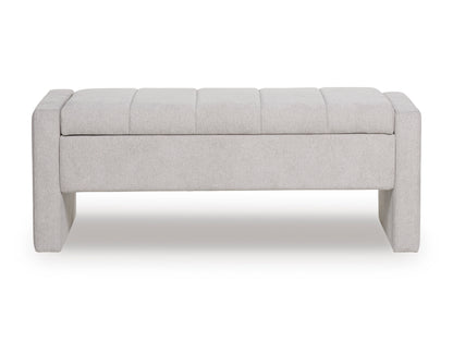 Akselman Storage Bench; Gray