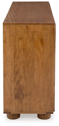 Gadburg Accent Cabinet;Medium Brown